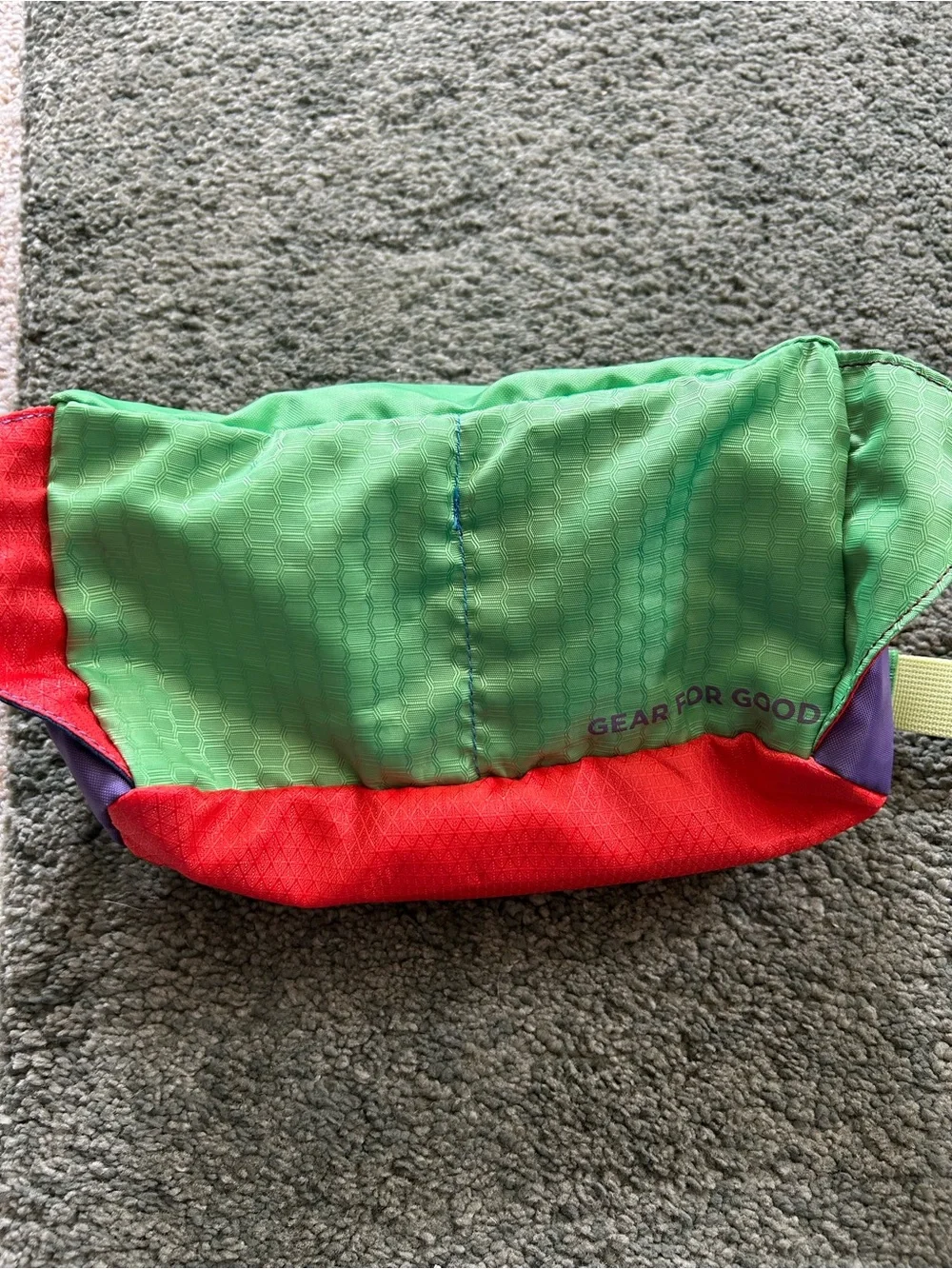 cotopaxi Multicolor Crossbody Waist Pack - Purple, Teal, Green, Yellow - Picture 5 of 5